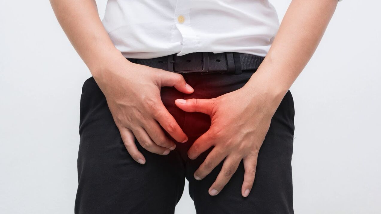 Dolore all'inguine con prostatite