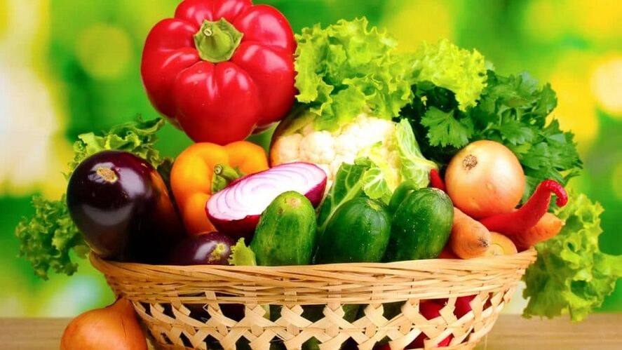 Verdure per la prevenzione della prostatite
