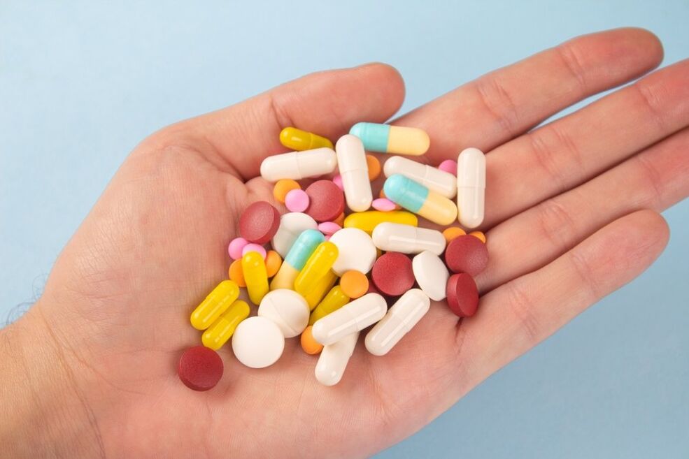 Vari farmaci usati per trattare l'infiammazione della prostata